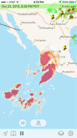 Illustration for article titled Hurricane Patricia, Live